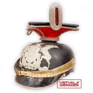 BCH8 M1897 officer's Ulanen Tschapka for Württemberg Ulanen Rgts. 19 …