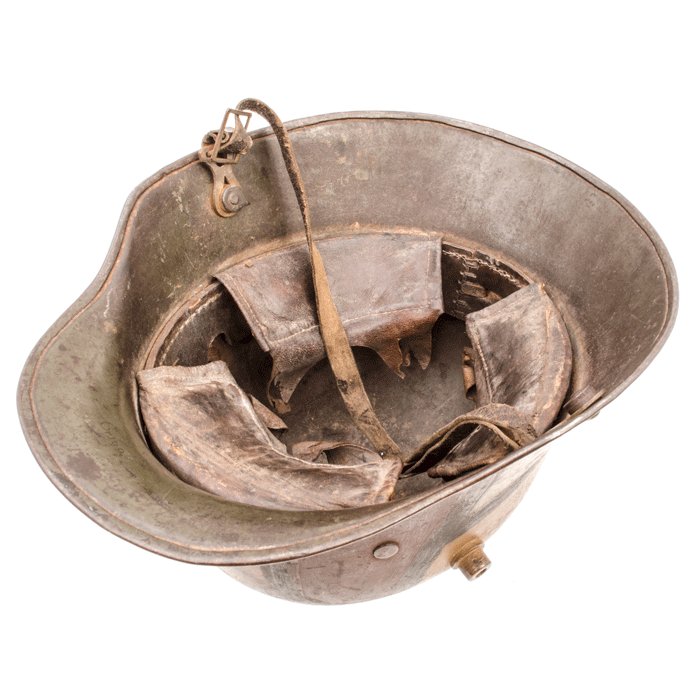 BCH37 Excellent M16 camouflaged helmet with full liner and chinstrap — image 14