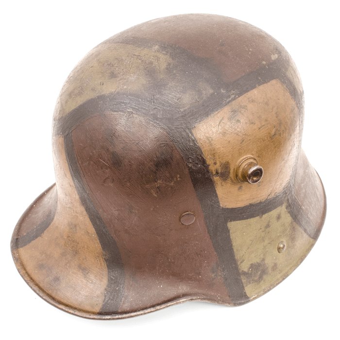 BCH37 Excellent M16 camouflaged helmet with full liner and chinstrap — image 3