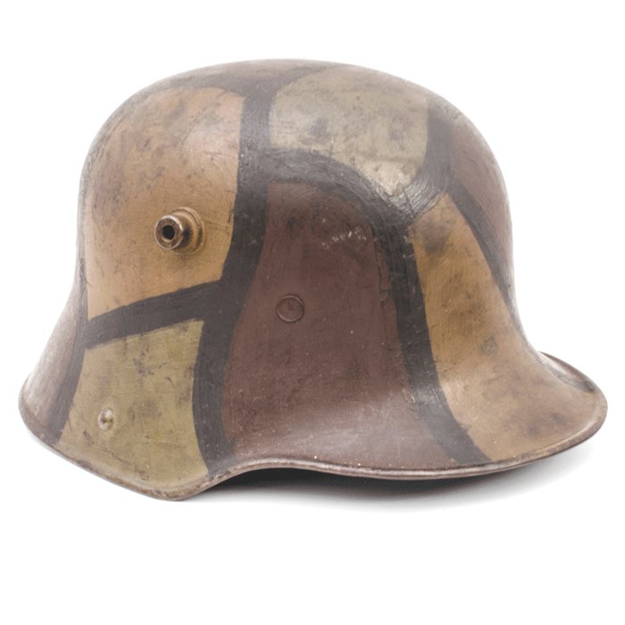 BCH37 Excellent M16 camouflaged helmet with full liner and chinstrap — image 4