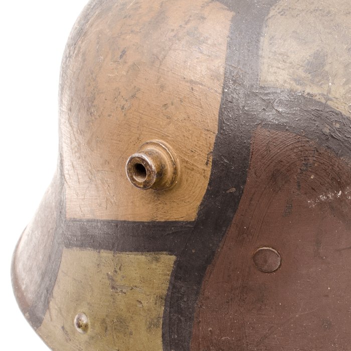 BCH37 Excellent M16 camouflaged helmet with full liner and chinstrap — image 9