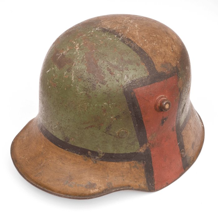 BHH2 M16 camouflaged helmet with full liner — image 3