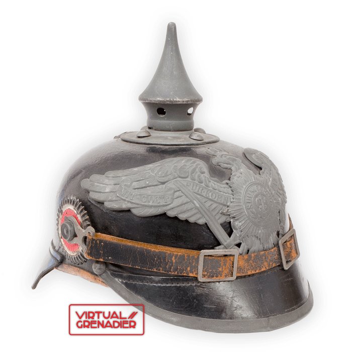 BCH10 M1915 EM Pickelhaube for Garde Infanterie Regimenter — image 2