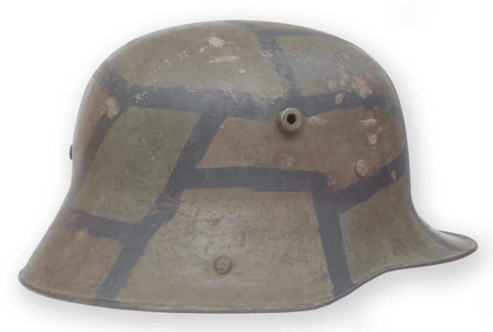 BCH12 Excellent M16 named camouflaged helmet with full liner and chinstrap — image 3