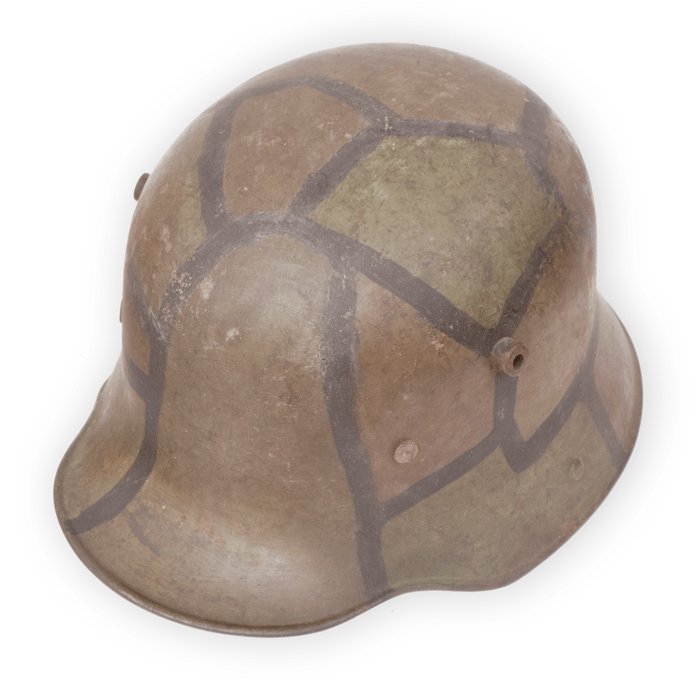 BCH12 Excellent M16 named camouflaged helmet with full liner and chinstrap — image 5