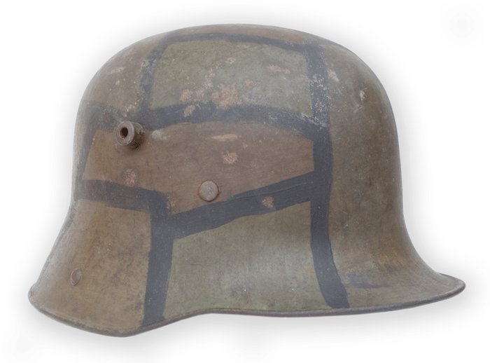 BCH12 Excellent M16 named camouflaged helmet with full liner and chinstrap — image 6