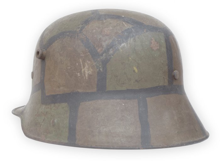 BCH12 Excellent M16 named camouflaged helmet with full liner and chinstrap — image 8