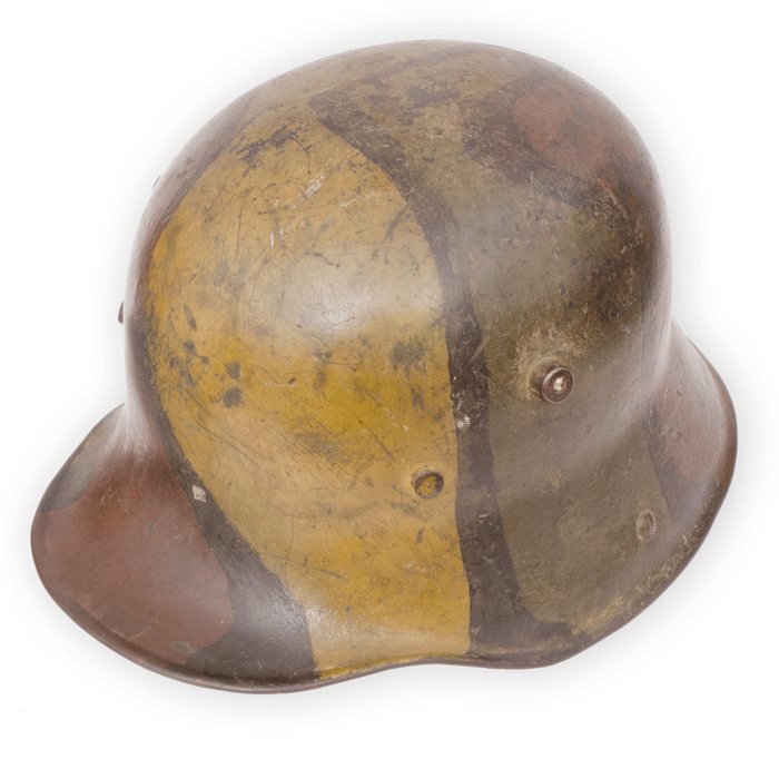 BCH14 M16 camouflaged helmet with full liner — image 4