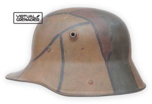 BCH13 Attractive M16 camouflaged helmet with full liner and chinstrap