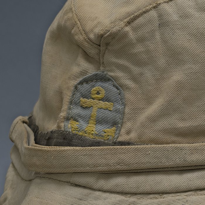 KCI21 Service used Imperial Japanese Navy tropical field cap — image 3