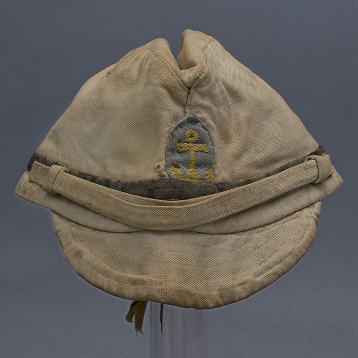 KCI21 Service used Imperial Japanese Navy tropical field cap — image 4