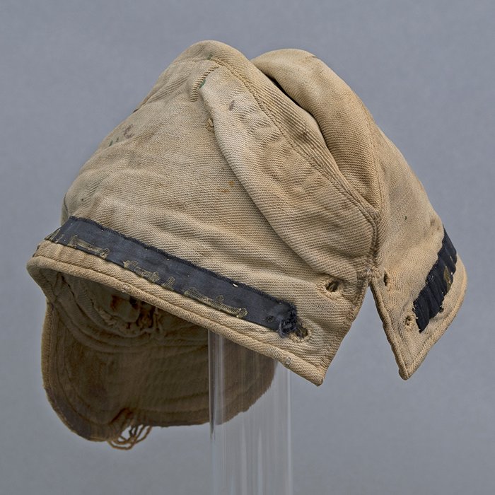 ADM46 Well worn Imperial Japanese Navy tropical field cap — image 16