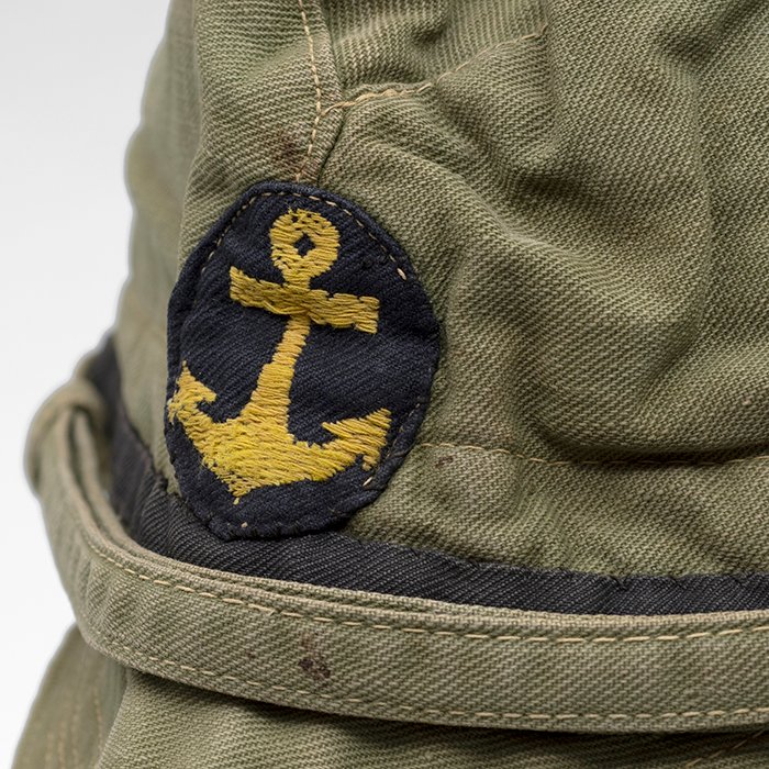 HES144 Imperial Japanese Navy tropical field cap — image 3