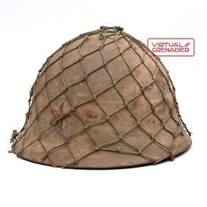 PMU13 Netted Imperial Japanese Army helmet