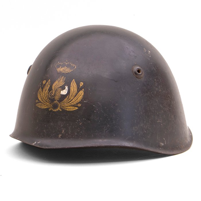 BCH115 Italian M33 helmet for the railroad branch of the MVSN — image 2