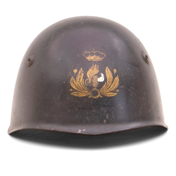 BCH115 Italian M33 helmet for the railroad branch of the MVSN — image 4