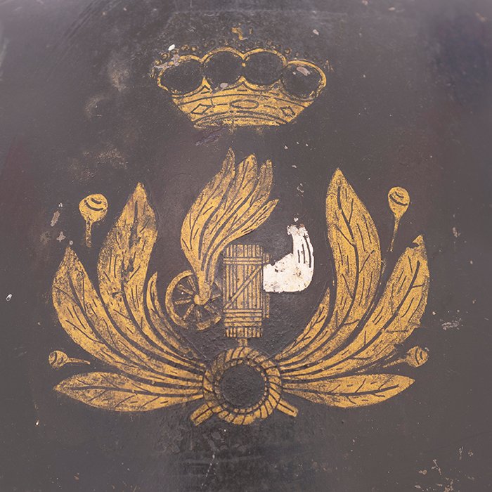 BCH115 Italian M33 helmet for the railroad branch of the MVSN — image 5