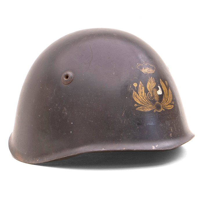 BCH115 Italian M33 helmet for the railroad branch of the MVSN — image 6