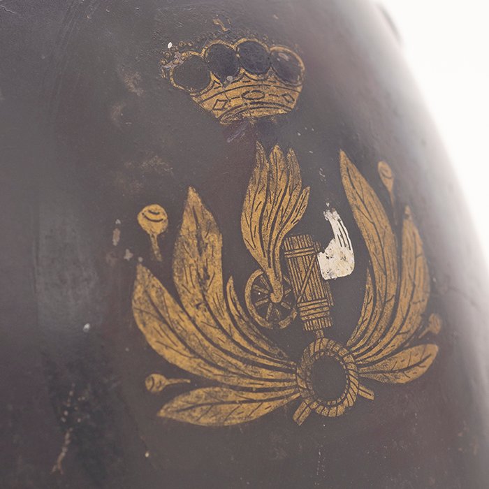 BCH115 Italian M33 helmet for the railroad branch of the MVSN — image 7