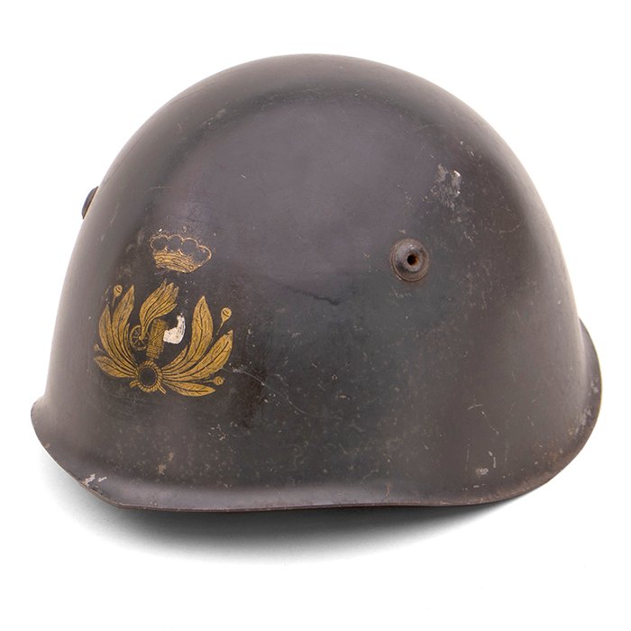 BCH115 Italian M33 helmet for the railroad branch of the MVSN — image 9