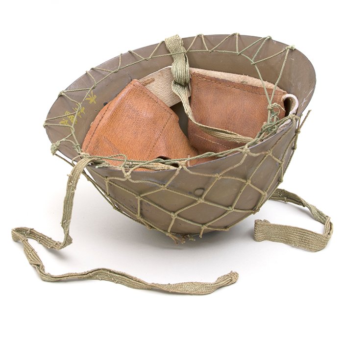PUJ3 Extra clean netted Imperial Japanese Army helmet — image 19