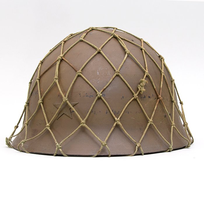 PUJ3 Extra clean netted Imperial Japanese Army helmet — image 6