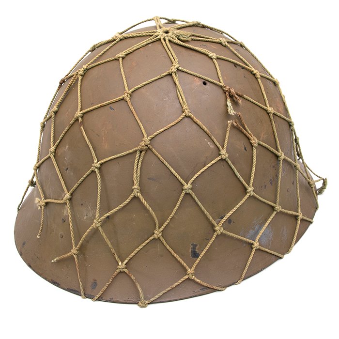 PUJ3 Extra clean netted Imperial Japanese Army helmet — image 8