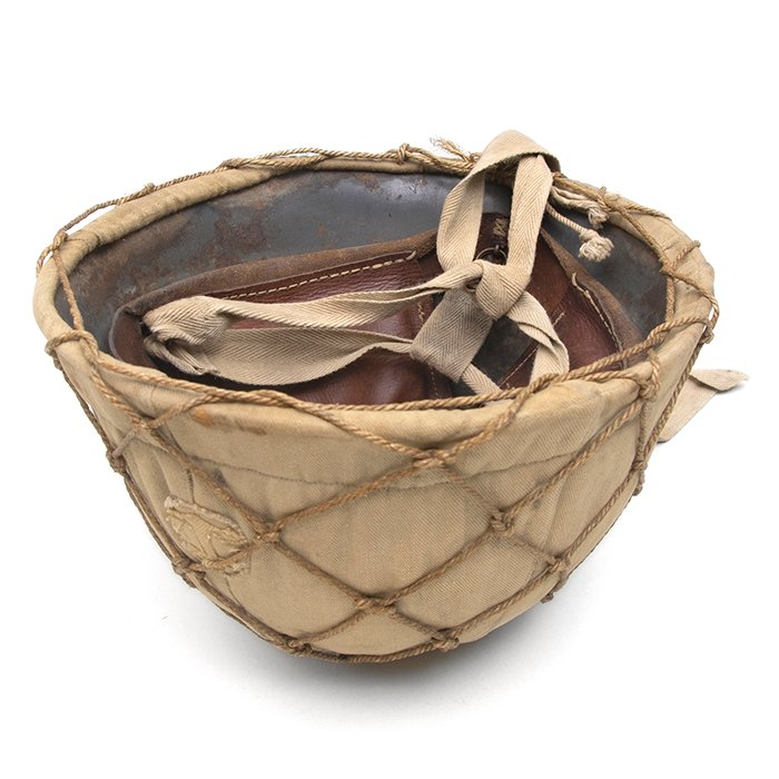 SPA104 Imperial Japanese Naval Landing Force's helmet with camouflage cover and netting — image 15