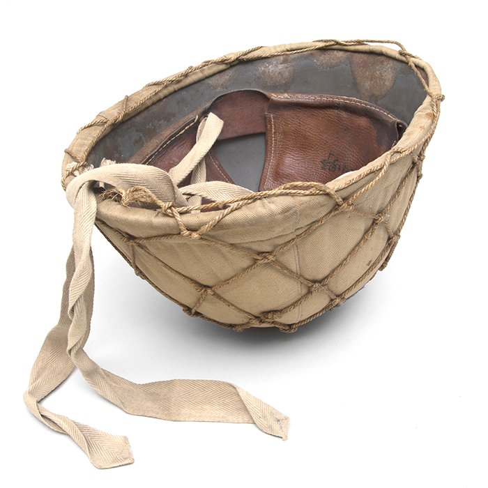 SPA104 Imperial Japanese Naval Landing Force's helmet with camouflage cover and netting — image 16