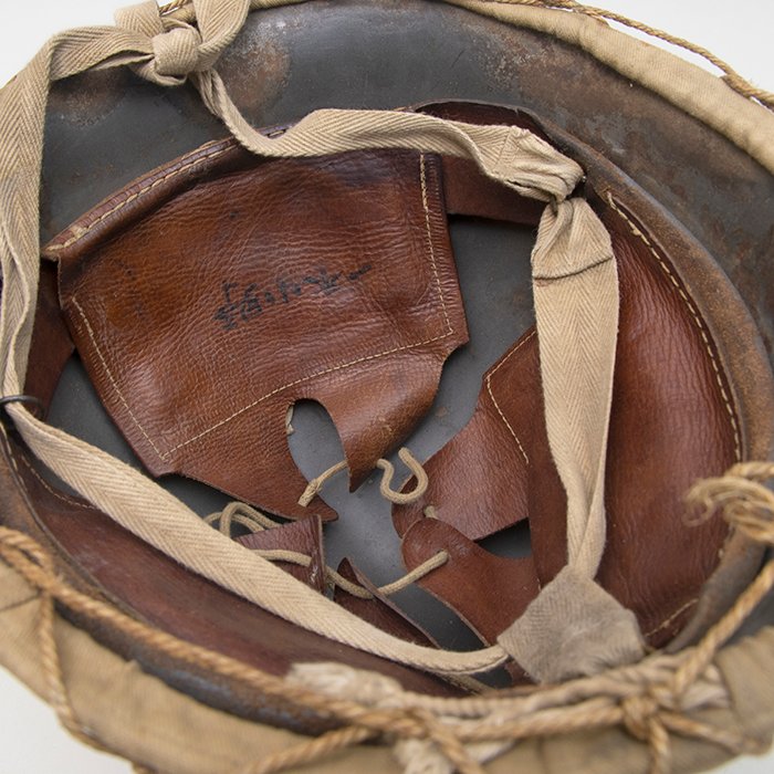 SPA104 Imperial Japanese Naval Landing Force's helmet with camouflage cover and netting — image 17