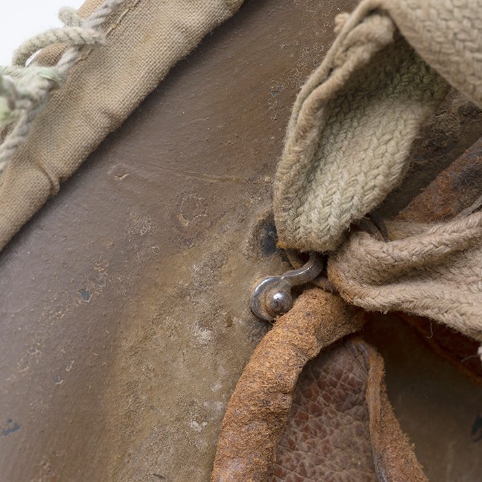PMU14 Imperial Japanese Army helmet with camouflage cover and netting — image 16