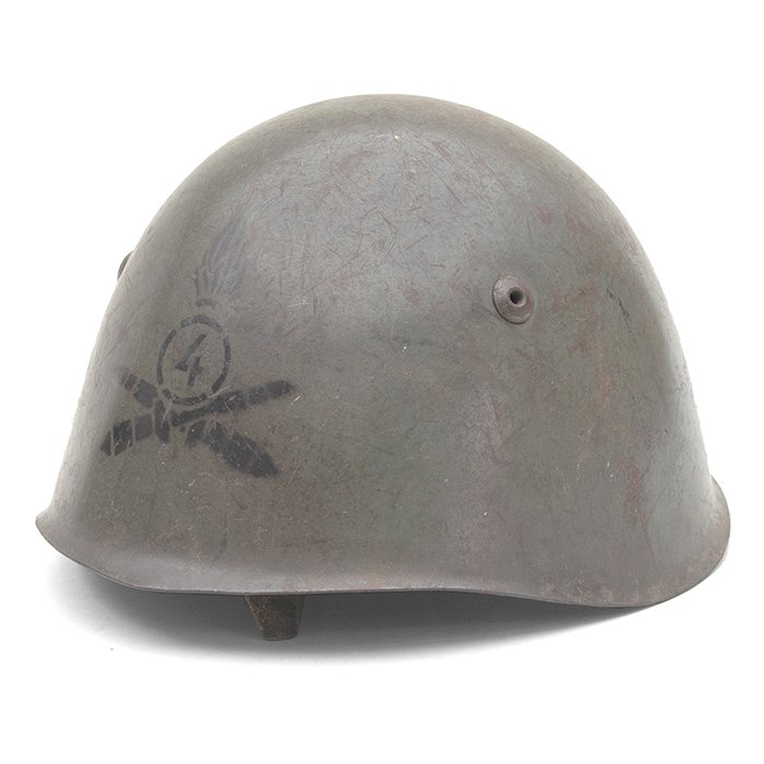 BCH114 Italian M33 helmet for Royal Field Artillery, Fourth Regiment — image 6