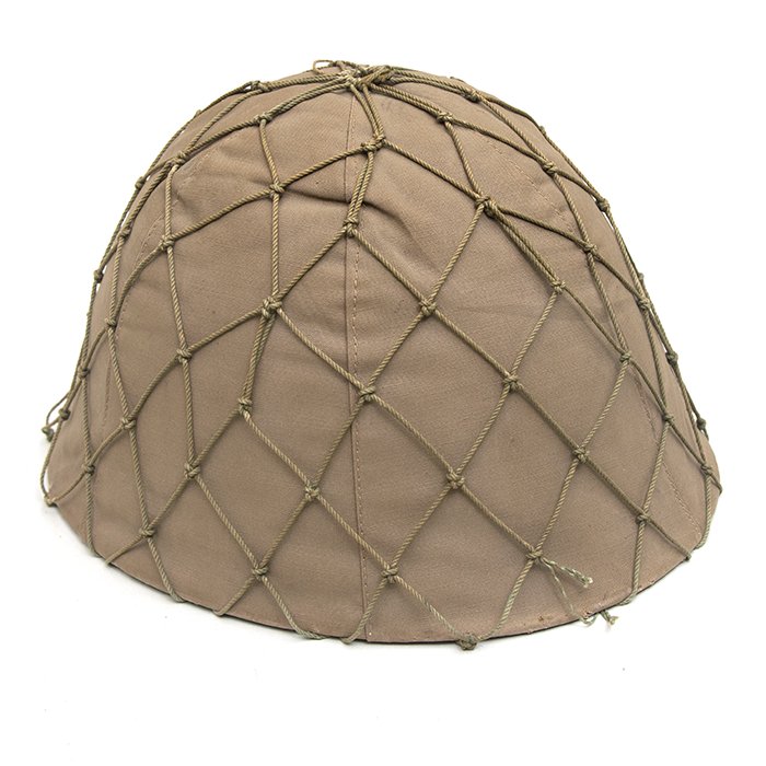 SPA105 Imperial Japanese Army Type 90 helmet with camouflage cover and net — image 12