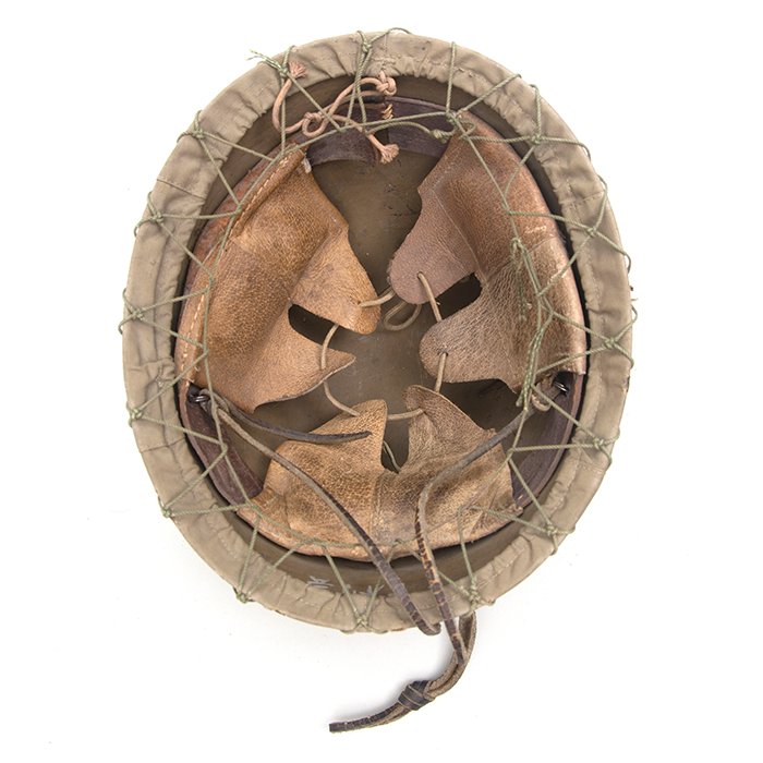 SPA105 Imperial Japanese Army Type 90 helmet with camouflage cover and net — image 17