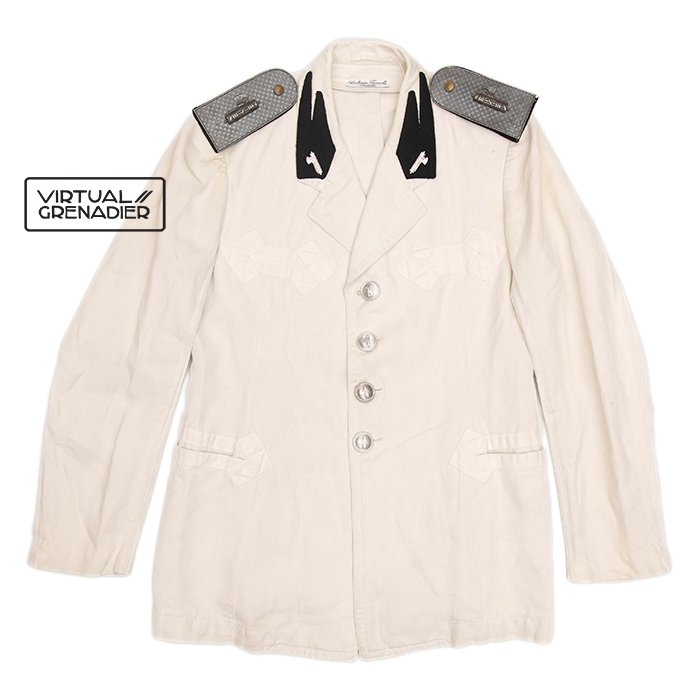 KMA8 Italian Fascist white summer tunic for one of the black shirt organizations — image 2