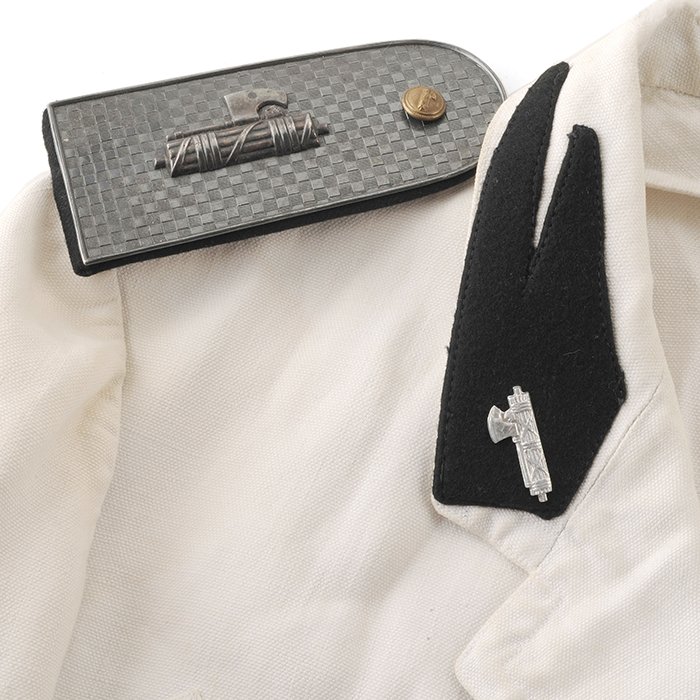 KMA8 Italian Fascist white summer tunic for one of the black shirt organizations — image 4