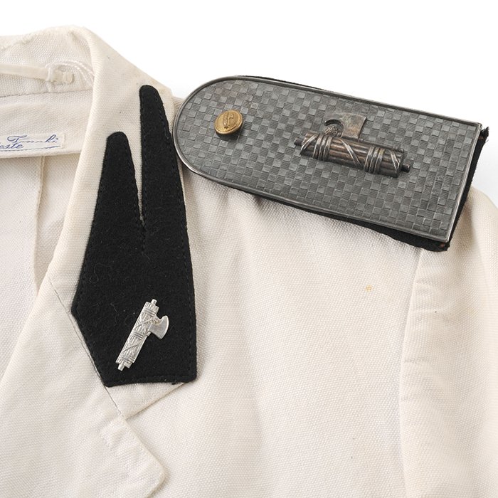 KMA8 Italian Fascist white summer tunic for one of the black shirt organizations — image 5