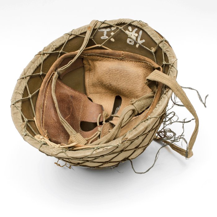 GEH1 Imperial Japanese Army Type 90 helmet with cover and issue net — image 15