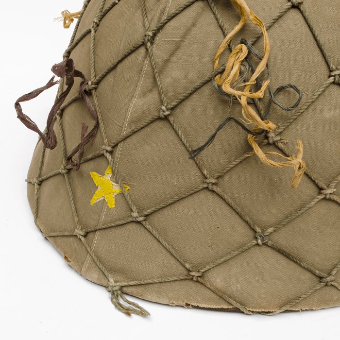 GEH1 Imperial Japanese Army Type 90 helmet with cover and issue net — image 6