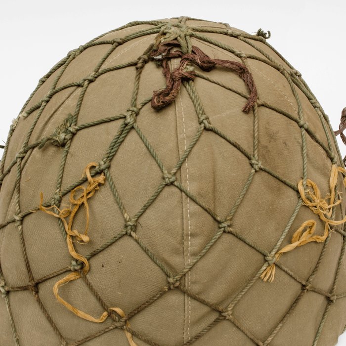 GEH1 Imperial Japanese Army Type 90 helmet with cover and issue net — image 8
