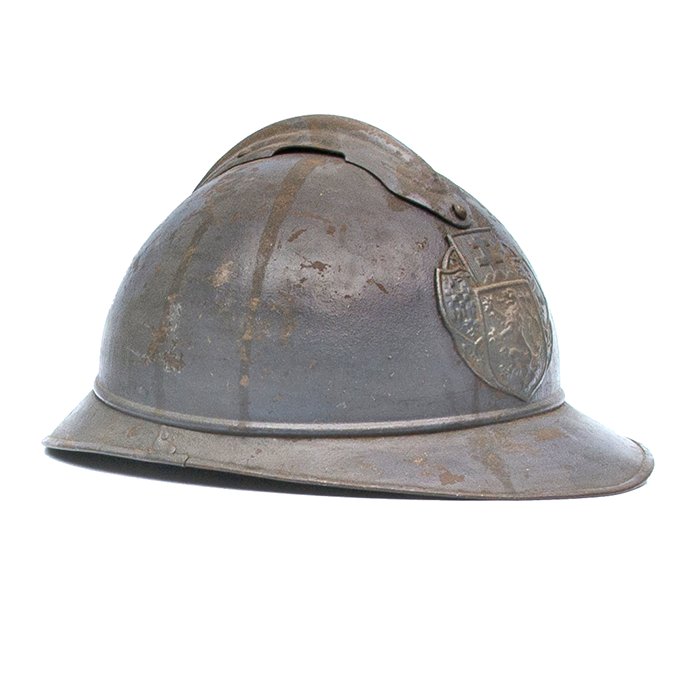BCH83 French M15 Adrian steel helmet as used by the Czechoslovakian Legion in the First World War — image 2