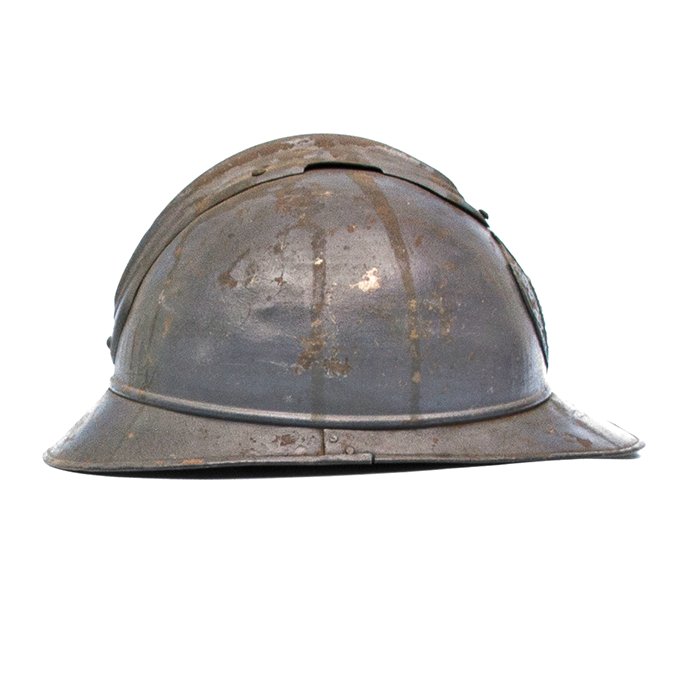 BCH83 French M15 Adrian steel helmet as used by the Czechoslovakian Legion in the First World War — image 5