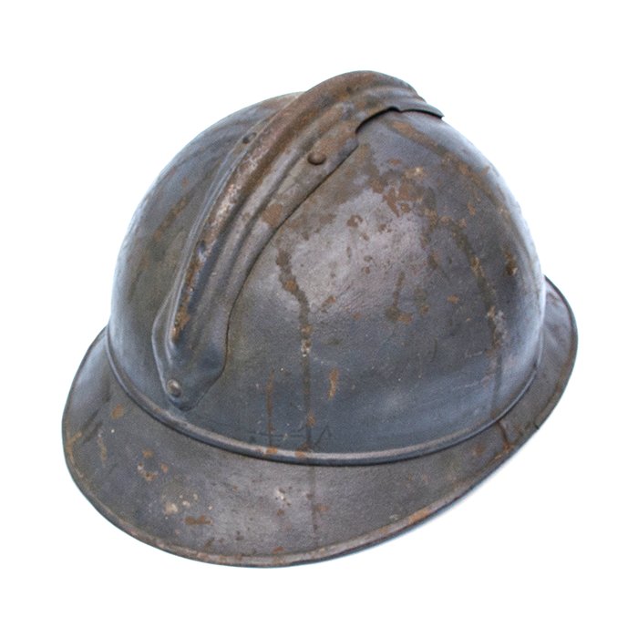 BCH83 French M15 Adrian steel helmet as used by the Czechoslovakian Legion in the First World War — image 7