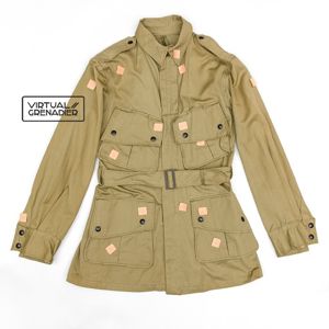 RCU10 Unissued U.S. M42 Paratrooper jump jacket with paper cutter …