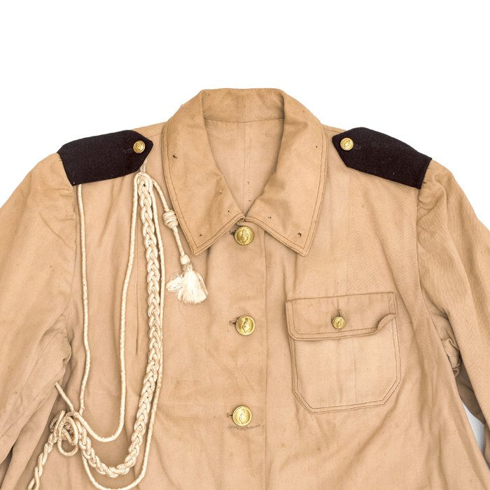 PSU6 Set of Italian RSI artillery service blouse, tropical coat and M42 summer cap — image 8