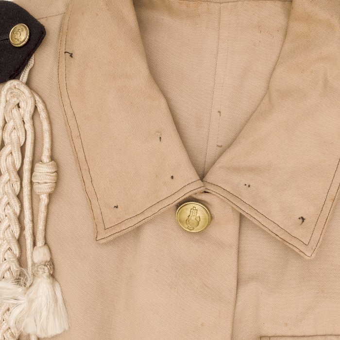 PSU6 Set of Italian RSI artillery service blouse, tropical coat and M42 summer cap — image 9