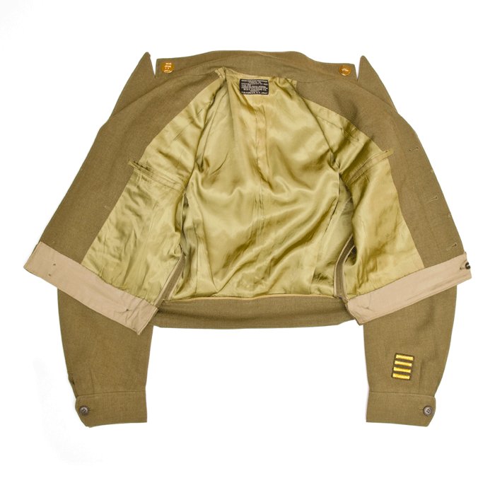 VRU3 U.S.A.A.F 8th Air Force NCO B-14 Flight jacket and overseas cap — image 10