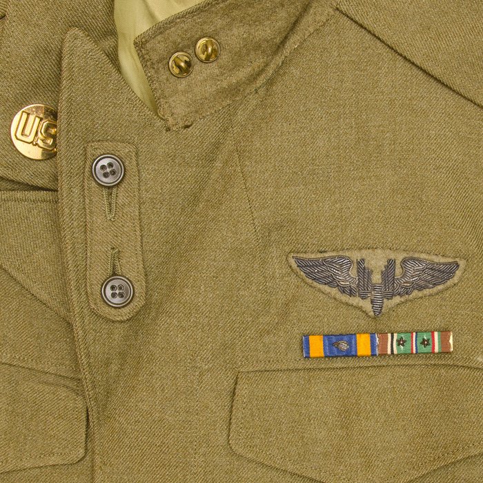 VRU3 U.S.A.A.F 8th Air Force NCO B-14 Flight jacket and overseas cap — image 5