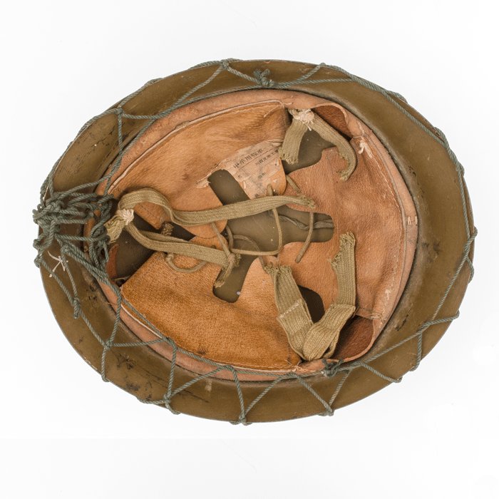 GRH11 Imperial Japanese Army Type 90 helmet and issue net — image 11
