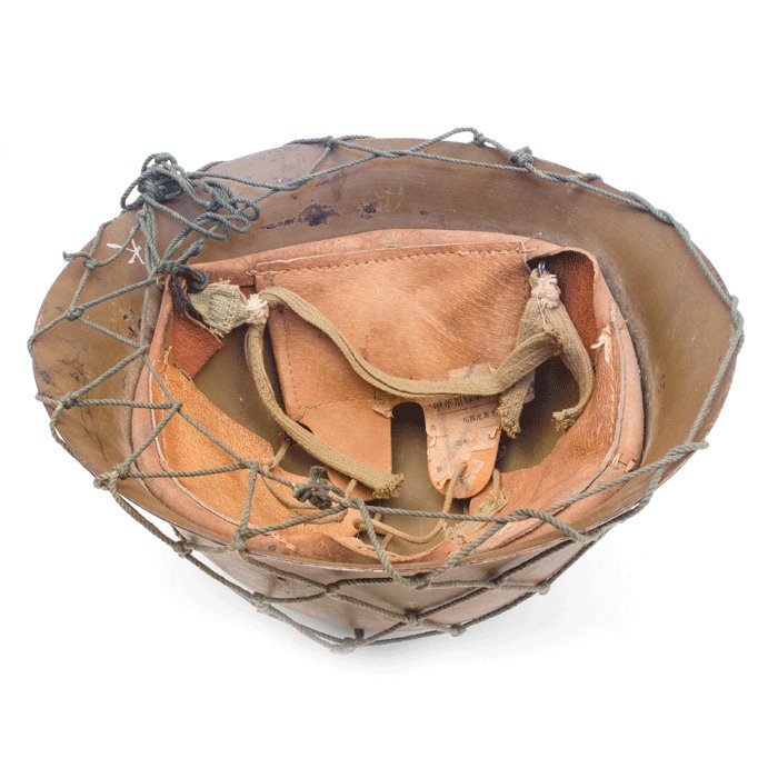 GRH11 Imperial Japanese Army Type 90 helmet and issue net — image 12